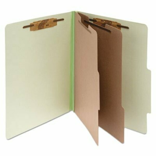 Gbc Office Products Group ACCO, PRESSBOARD CLASSIFICATION FOLDERS, 2 DIVIDERS, LETTER SIZE, LEAF GREEN, 10PK 15046
